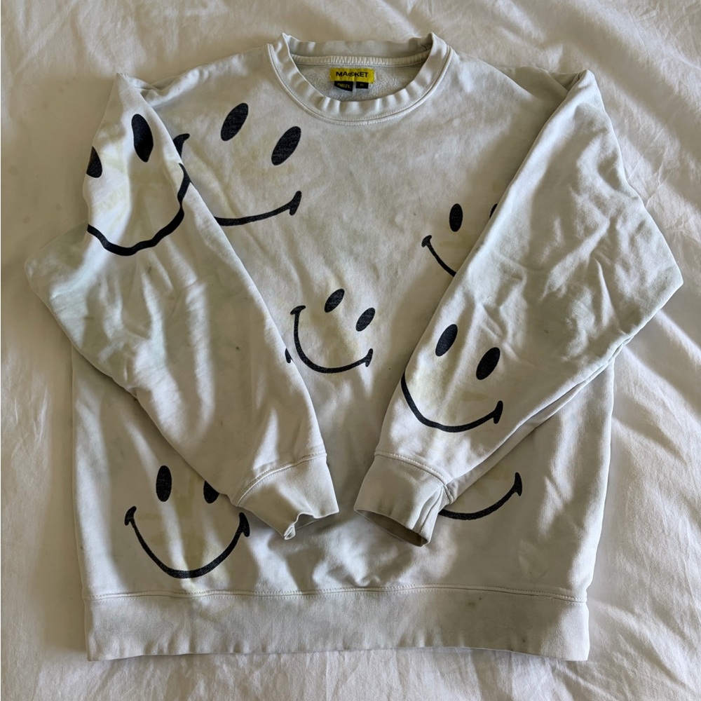 Market Smiley Face Crewneck Sweater